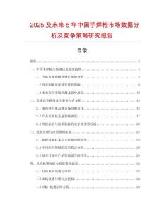 2025及未來5年中國手焊槍市場(chǎng)數(shù)據(jù)分析及競(jìng)爭(zhēng)策略研究報(bào)告