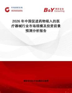 2026年中國促進藥物吸入的醫療器械行業市場規模及投資前景預測分析報告
