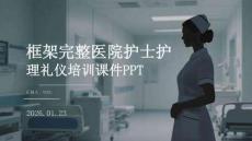 框架完整醫院護士護理禮儀培訓課件PPT
