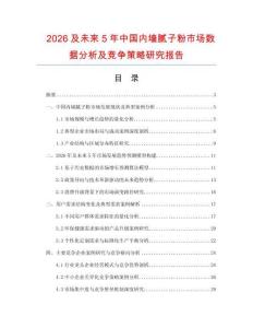 2026及未來5年中國內(nèi)墻膩子粉市場數(shù)據(jù)分析及競爭策略研究報告