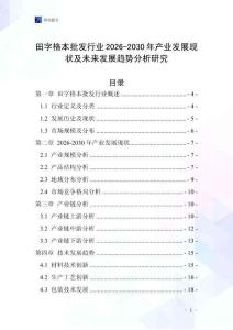 田字格本批發(fā)行業(yè)2026-2030年產(chǎn)業(yè)發(fā)展現(xiàn)狀及未來發(fā)展趨勢分析研究