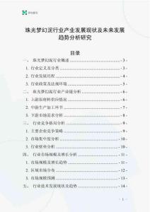 珠光夢幻泥行業(yè)產(chǎn)業(yè)發(fā)展現(xiàn)狀及未來發(fā)展趨勢分析研究