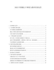 2025中國(guó)潮玩IP孵化與粉絲經(jīng)濟(jì)運(yùn)營(yíng)