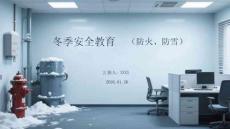 冬季安全教育（防火、防雪）