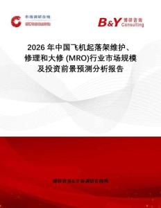 2026年中國飛機(jī)起落架維護(hù)、修理和大修 (MRO)行業(yè)市場規(guī)模及投資前景預(yù)測分析報(bào)告