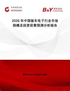 2026年中國(guó)驅(qū)車(chē)電子行業(yè)市場(chǎng)規(guī)模及投資前景預(yù)測(cè)分析報(bào)告