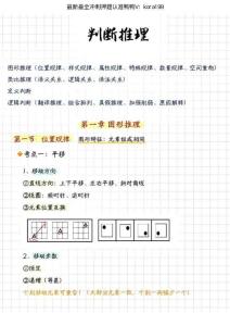 【判斷】聶佳圖形推理筆記 -1(1)(2)