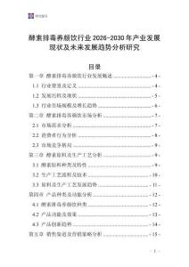 酵素排毒養(yǎng)顏飲行業(yè)2026-2030年產業(yè)發(fā)展現(xiàn)狀及未來發(fā)展趨勢分析研究_20250816_2310