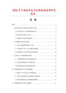 2026年中國超音波壓邊帶數據監測研究報告