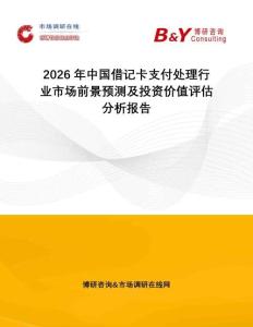 2026年中國借記卡支付處理行業(yè)市場前景預(yù)測及投資價值評估分析報告