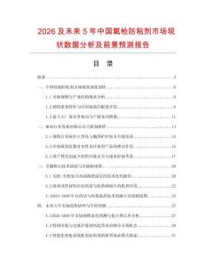 2026及未來5年中國氧槍防粘劑市場現狀數據分析及前景預測報告
