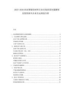 2025-2030西亞聚烯烴材料行業(yè)市場(chǎng)供需問(wèn)題解析及投資新興企業(yè)長(zhǎng)遠(yuǎn)規(guī)劃分析
