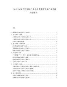 2025-2030橡膠制品行業(yè)供給需求研究及產(chǎn)業(yè)升級(jí)規(guī)劃報(bào)告