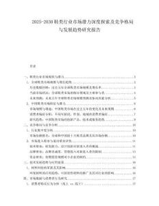 2025-2030鞋類行業(yè)市場(chǎng)潛力深度探索及競(jìng)爭(zhēng)格局與發(fā)展趨勢(shì)研究報(bào)告
