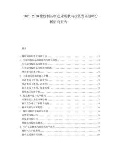 2025-2030橡膠制品制造業(yè)現(xiàn)狀與投資發(fā)展戰(zhàn)略分析研究報(bào)告