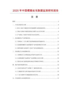 2025年中國螺套絲攻數據監測研究報告