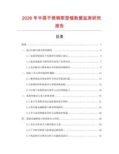 2026年中國不銹鋼犁型錨數據監測研究報告