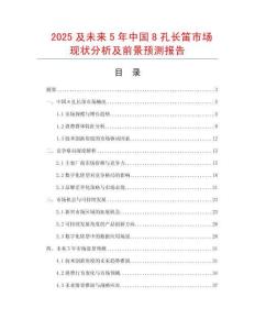 2025及未來(lái)5年中國(guó)8孔長(zhǎng)笛市場(chǎng)現(xiàn)狀分析及前景預(yù)測(cè)報(bào)告