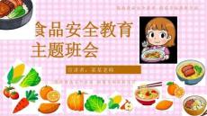食品安全小學(xué)生食品安全教育主題班會PPT課件
