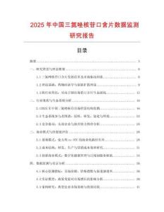 2025年中國三氮唑核苷口含片數據監測研究報告