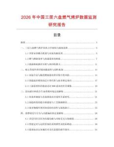 2026年中國三層六盤燃氣烤爐數據監測研究報告
