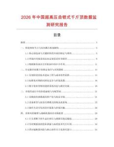 2026年中國(guó)超高壓自鎖式千斤頂數(shù)據(jù)監(jiān)測(cè)研究報(bào)告