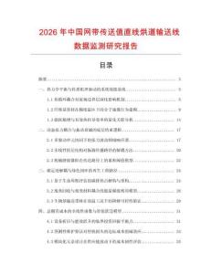 2026年中國(guó)網(wǎng)帶傳送值直線烘道輸送線數(shù)據(jù)監(jiān)測(cè)研究報(bào)告