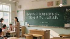 小学四年级期末家长会：家校携手，共筑成长