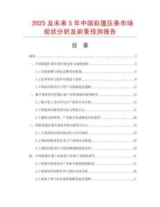 2025及未來5年中國彩篷壓條市場現狀分析及前景預測報告