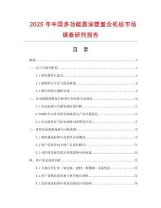 2025年中國多功能圓涂塑復合機組市場調查研究報告