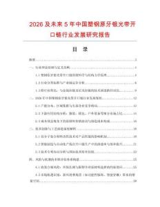 2026及未來5年中國塑鋼原牙銀光帶開口鏈行業發展研究報告
