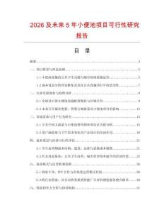 2026及未來5年小便池項目可行性研究報告