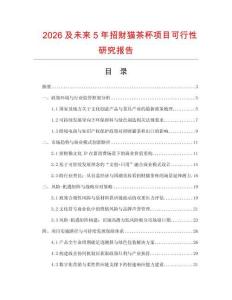 2026及未來5年招財貓茶杯項目可行性研究報告