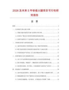 2026及未來5年鐵板火腿項目可行性研究報告