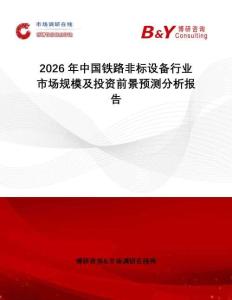 2026年中國鐵路非標設備行業市場規模及投資前景預測分析報告