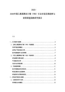 2025-2030中國乙烯基降冰片烯（VNB）行業市場發展趨勢與前景展望戰略研究報告
