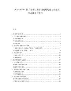2025-2030中國手提鋸行業市場發展趨勢與前景展望戰略研究報告