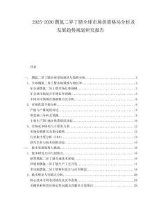 2025-2030偶氮二異丁腈全球市場供需格局分析及發展趨勢規劃研究報告
