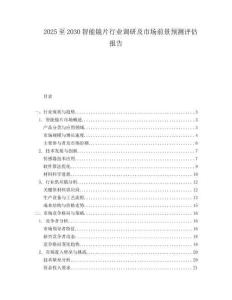 2025至2030智能鏡片行業(yè)調(diào)研及市場前景預(yù)測評估報告