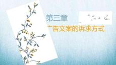 廣告文案寫作教程（第5版） 課件  第三章 廣告文案的訴求方式