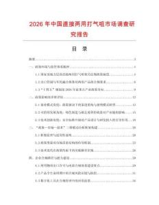 2026年中國直接兩用打氣咀市場調查研究報告