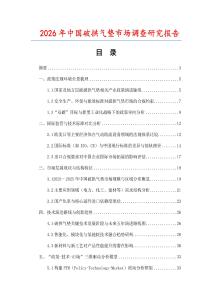 2026年中國破拱氣墊市場調查研究報告