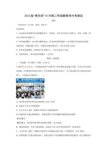 【物理】廣西壯族自治區百色市貴百河聯考2025-2026學年高二上學期10月月考試題(解析版)