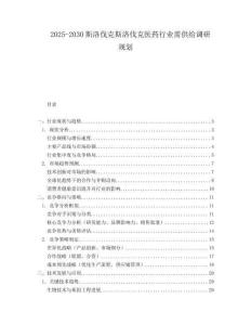 2025-2030斯洛伐克斯洛伐克醫藥行業需供給調研規劃