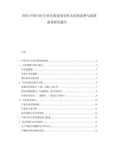 2025中國CXO行業市場發展分析及發展趨勢與投資前景研究報告