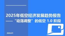 2025年低空經濟發展趨勢報告：“動蕩調整”的低空1.0階段