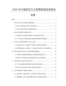 2026年中國矩形文丘里管數據監測報告