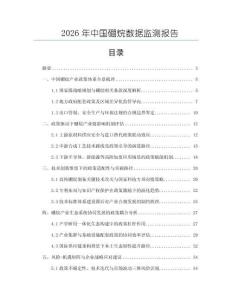 2026年中国硼烷数据监测报告