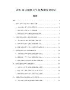 2026年中國夏用頭盔數據監測報告