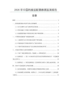 2026年中国转接适配器数据监测报告